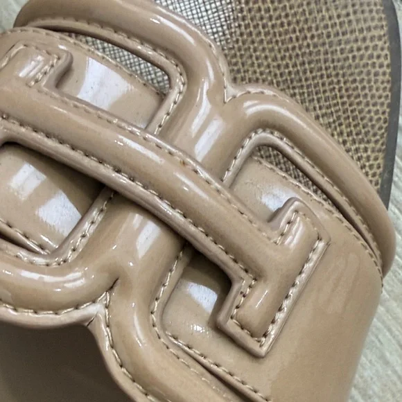 Sam Edelman Tan Leather Interlock Slide Mules - Picture 4 of 4